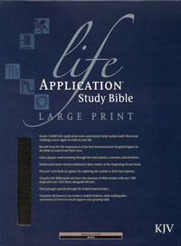 KJV LIfe Application Study Large Print INDEXED