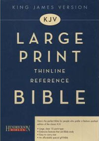 KJV Large Print Thinline Reference Bible