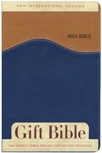 NIV Gift Bible Duotone Tan/Blue