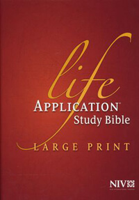 NIV Life Application Study Bible Large Print HC