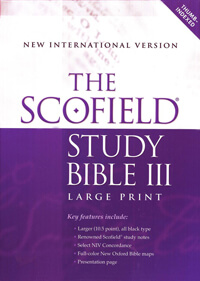 NIV Scofield Study Bible III Large Print INDEXED