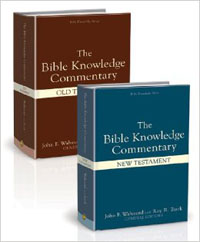 Bible Knowledge Commentary Old & New Testament 2 Volumes Set