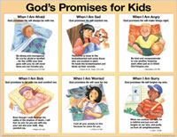 Chart: Gods Promises for Kids NIV (Laminated)