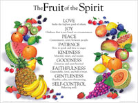Chart: Fruit of the Spirit, The (Laminated)