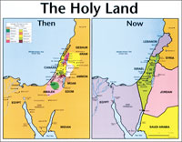 Chart: Holy Land: Then and Now, The (Laminated)