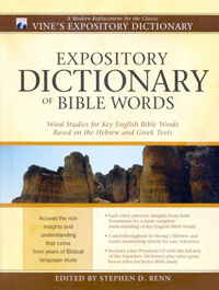 Expository Dictionary of Bible Words w/CD