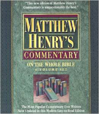 Matthew Henrys Commentary (6 Vol. Set)