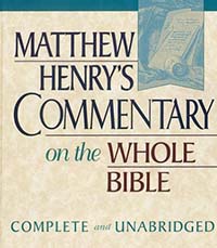 Matthew Henry's Commentary 　 Bible