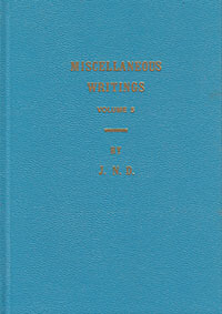 Miscellaneous Writings of J. N. Darby Vol 5 (HC)