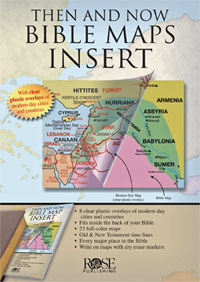 Then and Now Bible Maps Insert