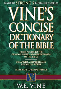 Vines Concise Dictionary of The Bible  PB