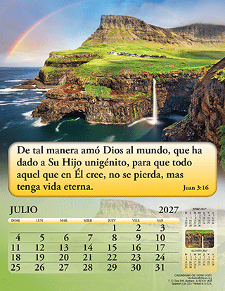 2027 Joyful News Gospel Calendar SPANISH