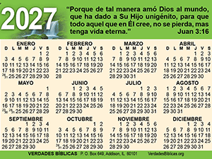 2027 Gospel Wallet SPANISH