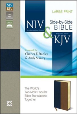 NIV and KJV Side-by-Side Bible, Large Print
